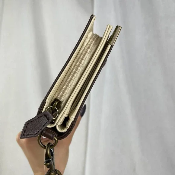 🚫SOLD🚫 NWT Think Geek Spellbook Billfold Wallet SOLD OUT Brown Faux Leather - Picture 9 of 16